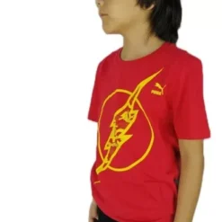 Playera Puma League Justice Niño Original (592564) -SUPER CHAUSSURES SHOP D NQ NP 605452 MLM46840123318 072021 O