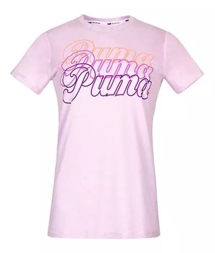 T-shirt Dama Puma Graphic Branded Tee 52163117 Textil ----- 3 T-shirt Dama Puma Graphic Branded Tee 52163117 Textil -----