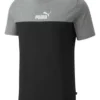 Playera Puma Essentials+ Block Hombre Bicolor Algodón -SUPER CHAUSSURES SHOP D NQ NP 630392 MLM69373056905 052023 O