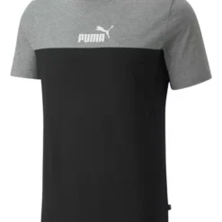 Playera Puma Essentials+ Block Hombre Bicolor Algodón