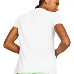 Playera Puma Correr Logo Mujer Blanco -SUPER CHAUSSURES SHOP D NQ NP 631075 MLM69493774373 052023 O