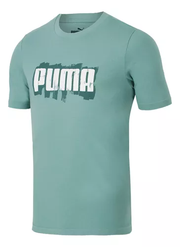 Playera Puma Casual Graphics Wording Hombre Azul By Martí 3 Playera Puma Casual Graphics Wording Hombre Azul By Martí