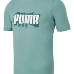 Playera Puma Casual Graphics Wording Hombre Azul