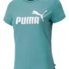 Playera Puma Casual Essentials Logo Mujer Verde -SUPER CHAUSSURES SHOP D NQ NP 713666 MLM69552775151 052023 O