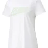 Playera Puma Correr Logo Mujer Blanco -SUPER CHAUSSURES SHOP D NQ NP 740771 MLM69493774371 052023 O