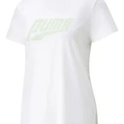 Playera Puma Correr Logo Mujer Blanco