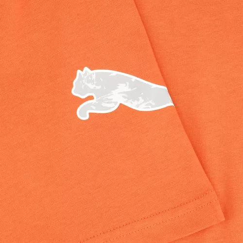 Playera Puma Casual Power Hombre Naranja 6 Playera Puma Casual Power Hombre Naranja – Image 4