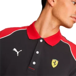 Polo Puma Casual Scuderia Ferrari Hombre Negro -SUPER CHAUSSURES SHOP D NQ NP 751735 MLM69541924562 052023 O