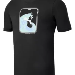 Playera Puma Casual Graphics Wave Hombre Negro By Martí