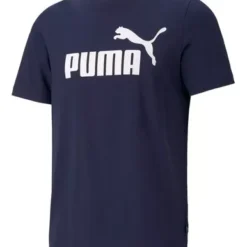 Playera Manga Corta Puma Marino 58666606 Ess Logo Tee