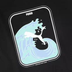 Playera Puma Casual Graphics Wave Hombre Negro 8 Playera Puma Casual Graphics Wave Hombre Negro -SUPER CHAUSSURES SHOP D NQ NP 893806 MLM69552782795 052023 O
