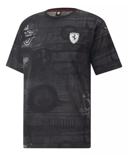 Playera Puma Hombre Negro Ferrari Race Casual Tee 53372001 3 Playera Puma Hombre Negro Ferrari Race Casual Tee 53372001