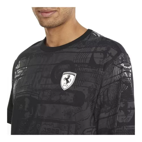 Playera Puma Hombre Negro Ferrari Race Casual Tee 53372001 7 Playera Puma Hombre Negro Ferrari Race Casual Tee 53372001 – Image 5