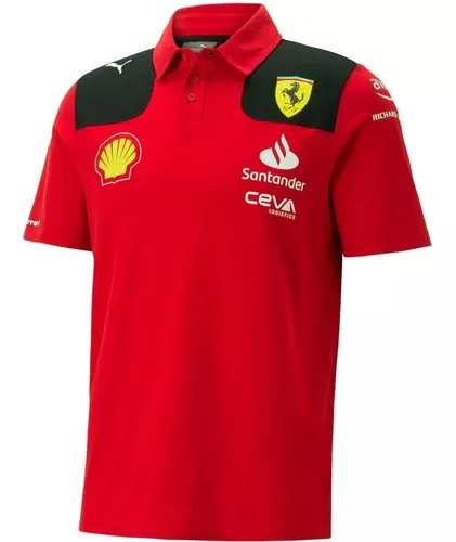 Playera Polo Ferrari F1 Puma Leclerc/sainz Producto Original 3 Playera Polo Ferrari F1 Puma Leclerc/sainz Producto Original